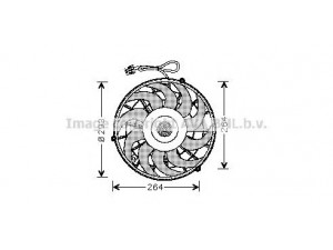 AVA QUALITY COOLING OL7507 ventiliatorius, radiatoriaus 
 Aušinimo sistema -> Oro aušinimas
1845042, 1845043, 09128850, 90511262