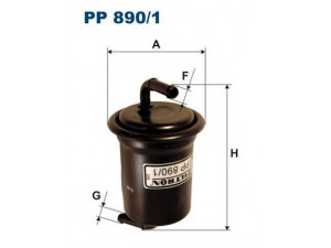 FILTRON PP890/1 kuro filtras 
 Techninės priežiūros dalys -> Papildomas remontas
FP33413480, FP3413480, FP3420490