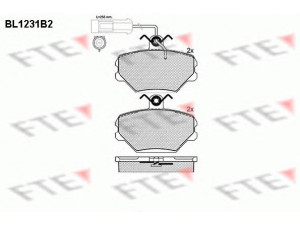 FTE BL1231B2 stabdžių trinkelių rinkinys, diskinis stabdys 
 Techninės priežiūros dalys -> Papildomas remontas
5888781, 5892330, 793120, 793382