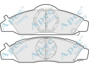 APEC braking PAD1428 stabdžių trinkelių rinkinys, diskinis stabdys 
 Techninės priežiūros dalys -> Papildomas remontas
4813005110, 48130-05110, 4813005110