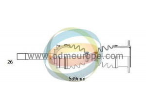 ODM-MULTIPARTS 18-001540 kardaninis velenas 
 Ratų pavara -> Kardaninis velenas
44102-77E02