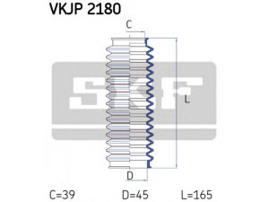 SKF VKJP 2180 gofruotoji membrana, vairavimas 
 Vairavimas -> Gofruotoji membrana/sandarinimai
31 11 1 117 426, 32 11 1 116 087