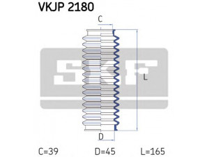 SKF VKJP 2180 gofruotoji membrana, vairavimas 
 Vairavimas -> Gofruotoji membrana/sandarinimai
31 11 1 117 426, 32 11 1 116 087