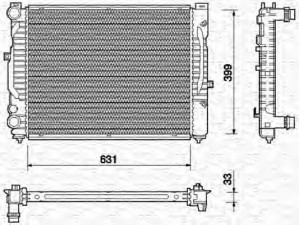 MAGNETI MARELLI 350213712000 radiatorius, variklio aušinimas 
 Aušinimo sistema -> Radiatorius/alyvos aušintuvas -> Radiatorius/dalys
4D0121251K, 8D0121251AJ, 8D0121251AJQ