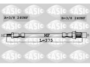 SASIC SBH0162 stabdžių žarnelė 
 Stabdžių sistema -> Stabdžių žarnelės
480612