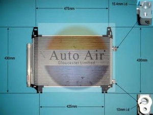 AUTO AIR GLOUCESTER 16-1991 kondensatorius, oro kondicionierius 
 Oro kondicionavimas -> Kondensatorius
884600D210