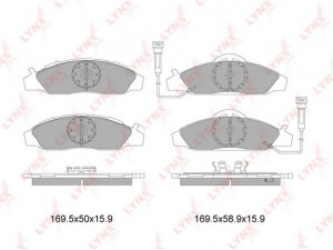 LYNXauto BD-7001 stabdžių trinkelių rinkinys, diskinis stabdys 
 Techninės priežiūros dalys -> Papildomas remontas
4813005100