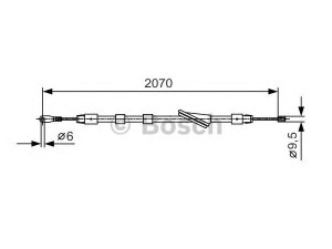 BOSCH 1 987 477 921 trosas, stovėjimo stabdys
202 420 33 85, A 202 420 33 85