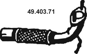 EBERSPÄCHER 49.403.71 išleidimo kolektorius 
 Išmetimo sistema -> Išmetimo vamzdžiai
1255737