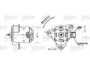 VALEO 698318 elektrovariklis, raditoriaus ventiliatorius 
 Aušinimo sistema -> Radiatoriaus ventiliatorius
7701042441