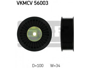 SKF VKMCV 56003 kreipiantysis skriemulys, V formos rumbuotas diržas 
 Diržinė pavara -> V formos rumbuotas diržas/komplektas -> Laisvasis/kreipiamasis skriemulys
1413609, 1428941, 1514087