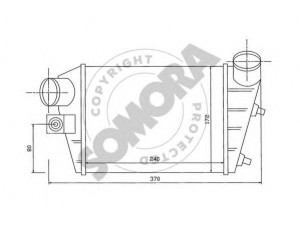 SOMORA 010145 tarpinis suslėgto oro aušintuvas, kompresorius 
 Variklis -> Oro tiekimas -> Įkrovos agregatas (turbo/superįkrova) -> Tarpinis suslėgto oro aušintuvas
46744880, 51715999