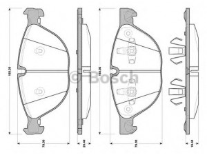 BOSCH 0 986 TB3 077 stabdžių trinkelių rinkinys, diskinis stabdys 
 Techninės priežiūros dalys -> Papildomas remontas
34 11 6 778 048