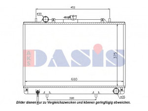 AKS DASIS 140008N radiatorius, variklio aušinimas 
 Aušinimo sistema -> Radiatorius/alyvos aušintuvas -> Radiatorius/dalys
MR127853