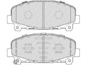 FERODO FSL4270 stabdžių trinkelių rinkinys, diskinis stabdys 
 Techninės priežiūros dalys -> Papildomas remontas
45022TL0G50, 45022TL0G51