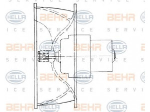 HELLA 8EW 009 160-411 vidaus pūtiklis