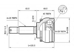 STATIM C.388 jungčių komplektas, kardaninis velenas 
 Ratų pavara -> Sujungimai/komplektas
30871328