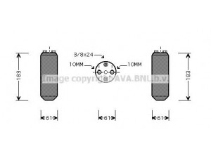 AVA QUALITY COOLING DND231 džiovintuvas, oro kondicionierius 
 Oro kondicionavimas -> Džiovintuvas
921312F000, 921312F011, 921312F611