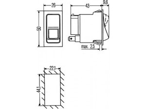 HELLA 6GM 004 570-297 jungiklis
28335612