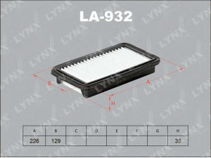 LYNXauto LA-932 oro filtras 
 Techninės priežiūros dalys -> Techninės priežiūros intervalai
13780-79F01, 13780-79J00, 13780-79J00-000