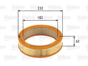 VALEO 585696 oro filtras 
 Filtrai -> Oro filtras
4119668, 4122203, 4234859, 4363009