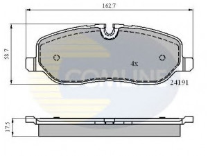 COMLINE CBP01533 stabdžių trinkelių rinkinys, diskinis stabdys 
 Techninės priežiūros dalys -> Papildomas remontas
LR019618, SFP500010