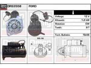 DELCO REMY DRS3558 starteris 
 Elektros įranga -> Starterio sistema -> Starteris
M1T60281, M1T60285, M1T60285A, 23300-86G10