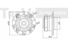 TREVI AUTOMOTIVE WB1550 rato guolio komplektas 
 Ašies montavimas/vairavimo mechanizmas/ratai -> Rato stebulė/montavimas -> Rato guolis
31221093427