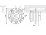 TREVI AUTOMOTIVE WB1550 rato guolio komplektas 
 Ašies montavimas/vairavimo mechanizmas/ratai -> Rato stebulė/montavimas -> Rato guolis
31221093427