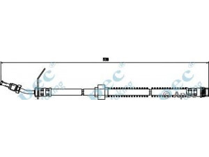 APEC braking HOS3673 stabdžių žarnelė
8200057462, 8200673552, 9111643