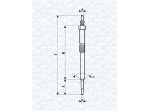 MAGNETI MARELLI 062900082304 kaitinimo žvakė 
 Kibirkšties / kaitinamasis uždegimas -> Kaitinimo kaištis
12291-RBD-E01, CP53