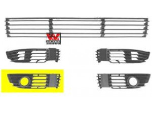 VAN WEZEL 5837594 ventiliacijos grotelės, buferis 
 Kėbulas -> Transporto priemonės priekis -> Buferis/dalys
3B0853666J, 3B0853666JB41, 3B0853666L
