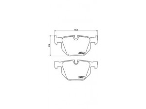 BREMBO P 06 033 stabdžių trinkelių rinkinys, diskinis stabdys 
 Techninės priežiūros dalys -> Papildomas remontas
34212339276, 34212339277, 34212339278