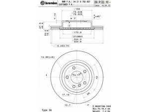 BREMBO 09.R122.11 stabdžių diskas 
 Dviratė transporto priemonės -> Stabdžių sistema -> Stabdžių diskai / priedai
34216782607