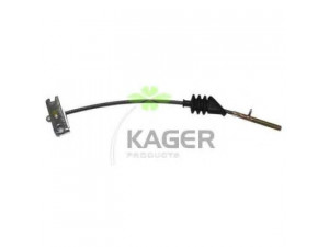 KAGER 19-0629 trosas, stovėjimo stabdys 
 Stabdžių sistema -> Valdymo svirtys/trosai
7773616