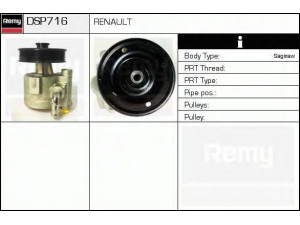 DELCO REMY DSP716 hidraulinis siurblys, vairo sistema 
 Vairavimas -> Vairo pavara/siurblys