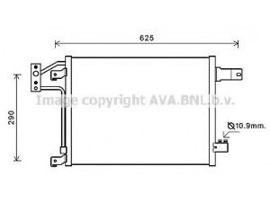 AVA QUALITY COOLING JEA5049 kondensatorius, oro kondicionierius 
 Oro kondicionavimas -> Kondensatorius
55056726AA