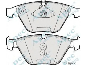 APEC braking PAD1991 stabdžių trinkelių rinkinys, diskinis stabdys
34116794915