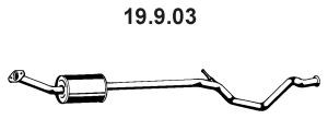 EBERSPÄCHER 19.9.03 vidurinis duslintuvas 
 Išmetimo sistema -> Duslintuvas
1717.Q3, 1717.Z2