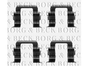 BORG & BECK BBK1107 priedų komplektas, diskinių stabdžių trinkelės 
 Stabdžių sistema -> Diskinis stabdys -> Stabdžių dalys/priedai