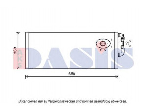 AKS DASIS 050062N radiatorius, variklio aušinimas 
 Aušinimo sistema -> Radiatorius/alyvos aušintuvas -> Radiatorius/dalys
17117576827
