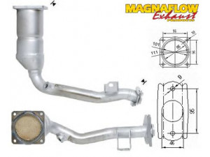 MAGNAFLOW 70912 katalizatoriaus keitiklis 
 Išmetimo sistema -> Katalizatoriaus keitiklis
1731HS, 1731W1