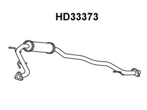 VENEPORTE HD33373 vidurinis duslintuvas 
 Išmetimo sistema -> Duslintuvas
18220SAA003