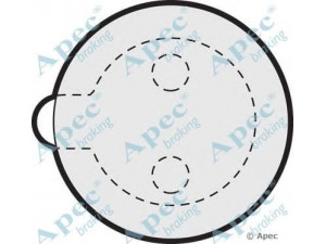 APEC braking PAD277 stabdžių trinkelių rinkinys, diskinis stabdys 
 Techninės priežiūros dalys -> Papildomas remontas
95570824, 95570825, 95624483