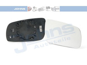 JOHNS 71 20 38-81 veidrodėlio stiklas, išorinis veidrodėlis 
 Kėbulas -> Keleivių kabina -> Veidrodėlis
1U1 857 522H