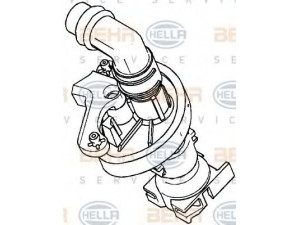 HELLA 9XL 351 029-021 valdymo vožtuvas, aušinimo skystis 
 Šildymas / vėdinimas -> Vožtuvai/valdymas
003 830 19 84, A 003 830 19 84