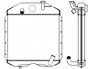 SAKURA  Automotive 1311-0302 radiatorius, variklio aušinimas