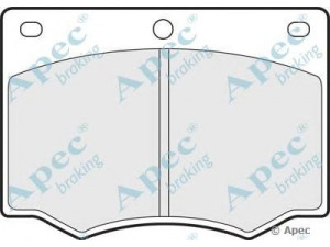 APEC braking PAD629 stabdžių trinkelių rinkinys, diskinis stabdys 
 Techninės priežiūros dalys -> Papildomas remontas
1576947, 1619145, 1641022, 1650317