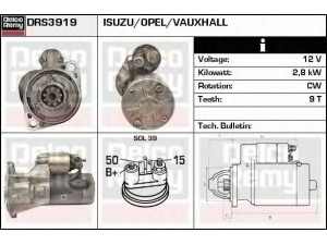 DELCO REMY DRS3919 starteris 
 Elektros įranga -> Starterio sistema -> Starteris
897223-6530, 897323-4370, S13-210