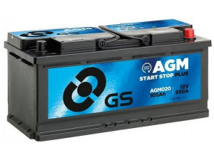 GS AGM020 starterio akumuliatorius 
 Elektros įranga -> Akumuliatorius